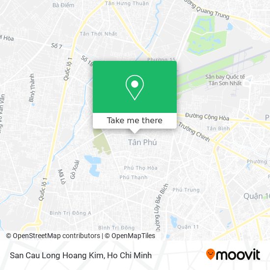 San Cau Long Hoang Kim map