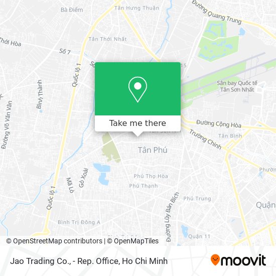 Jao Trading Co., - Rep. Office map