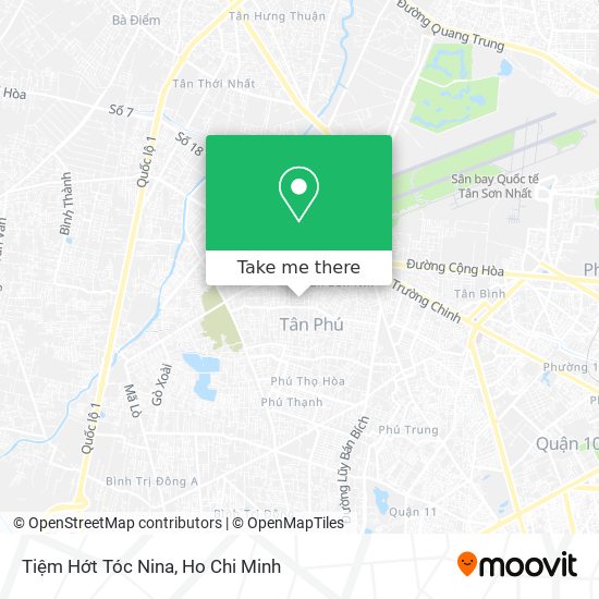 Tiệm Hớt Tóc Nina map