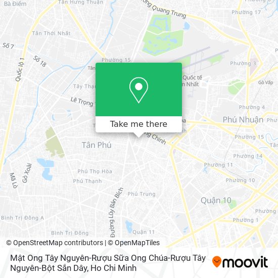 Mật Ong Tây Nguyên-Rượu Sữa Ong Chúa-Rượu Tây Nguyên-Bột Sắn Dây map