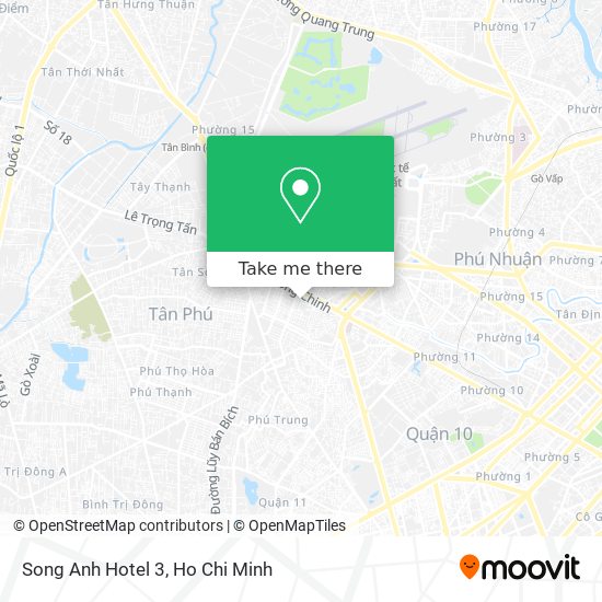 Song Anh Hotel 3 map