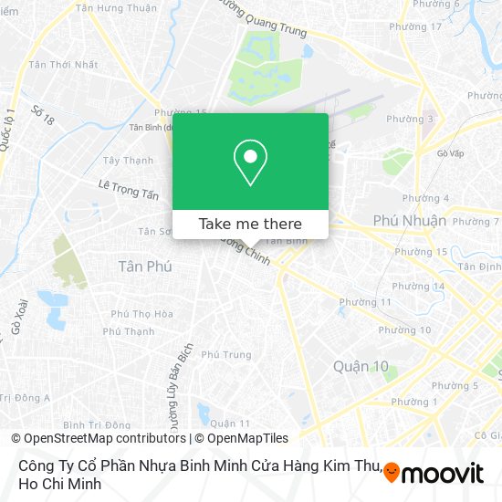 Công Ty Cổ Phần Nhựa Binh Minh Cửa Hàng Kim Thu map