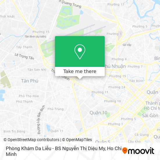 Phòng Khám Da Liễu - BS Nguyễn Thị Diệu My map
