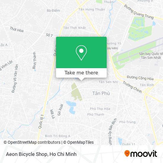 Aeon Bicycle Shop map