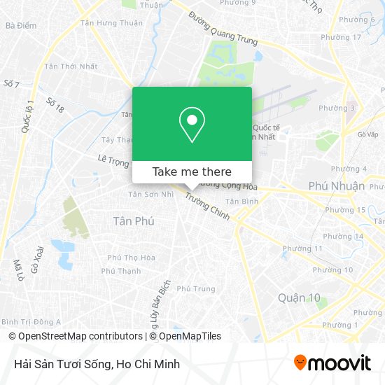 Hải Sản Tươi Sống map