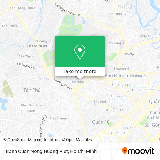 Banh Cuon Nong Huong Viet map