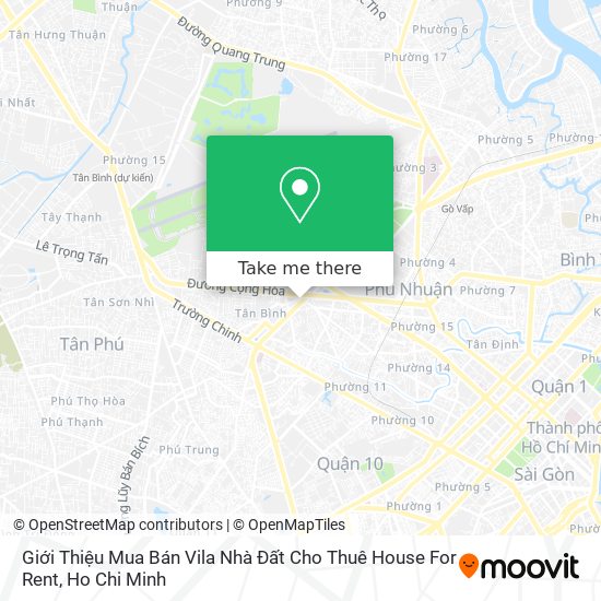 Giới Thiệu Mua Bán Vila Nhà Đất Cho Thuê House For Rent map