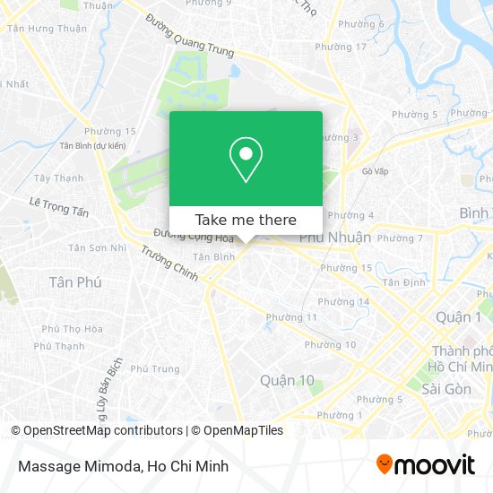 Massage Mimoda map