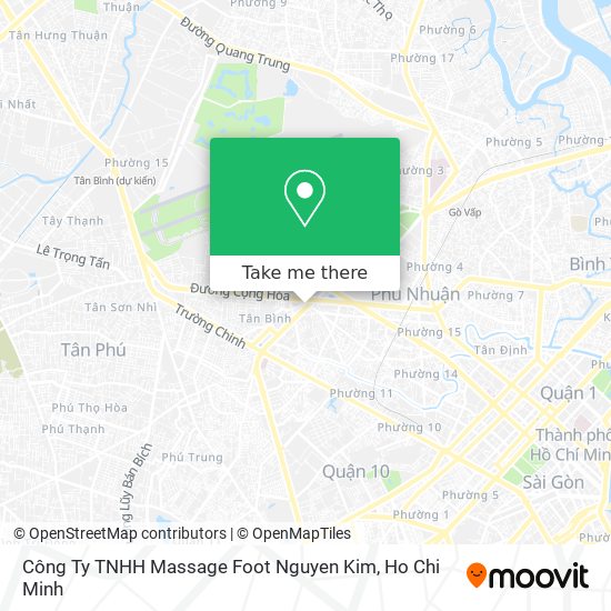 Công Ty TNHH Massage Foot Nguyen Kim map