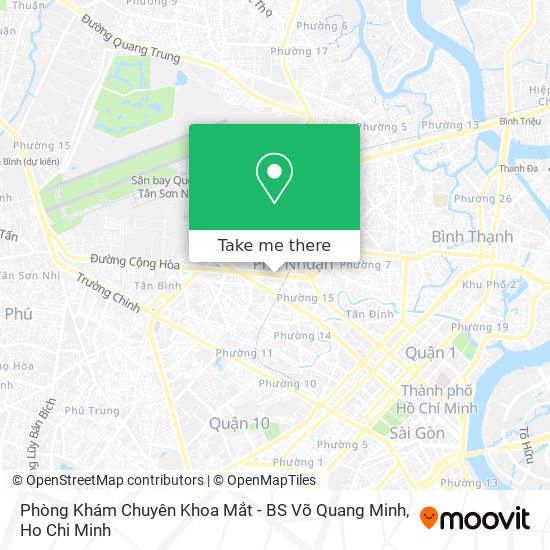 Phòng Khám Chuyên Khoa Mắt - BS Võ Quang Minh map