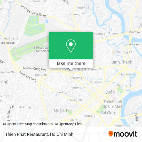 Thiên Phát Restaurant map