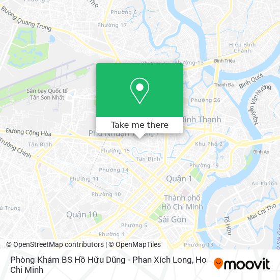 Phòng Khám BS Hồ Hữu Dũng - Phan Xích Long map