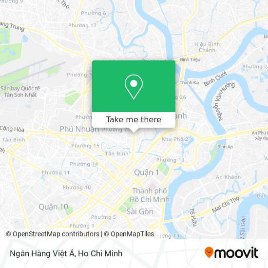 Ngân Hàng Việt Á map