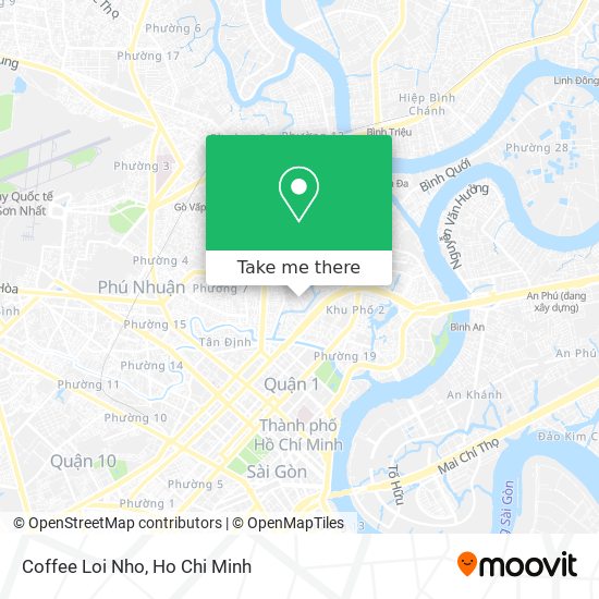 Coffee Loi Nho map