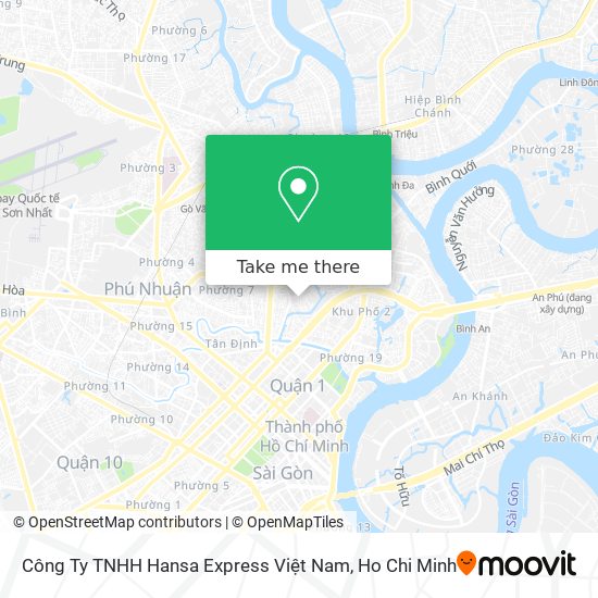Công Ty TNHH Hansa Express Việt Nam map