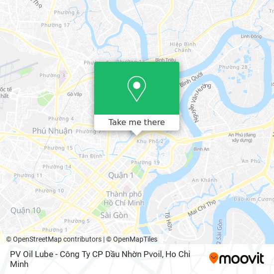 PV Oil Lube - Công Ty CP Dầu Nhờn Pvoil map
