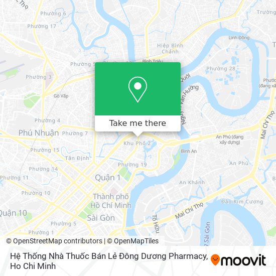 Hệ Thống Nhà Thuốc Bán Lẻ Đông Dương Pharmacy map