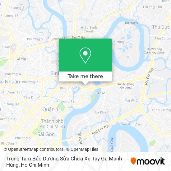 Trung Tâm Bảo Dưỡng Sửa Chữa Xe Tay Ga Mạnh Hùng map