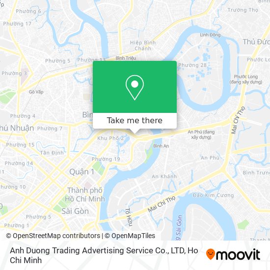 Anh Duong Trading Advertising Service Co., LTD map