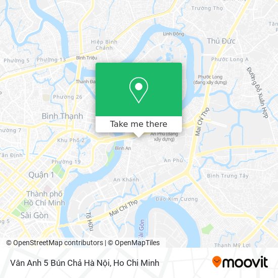 Vân Anh 5 Bún Chả Hà Nội map