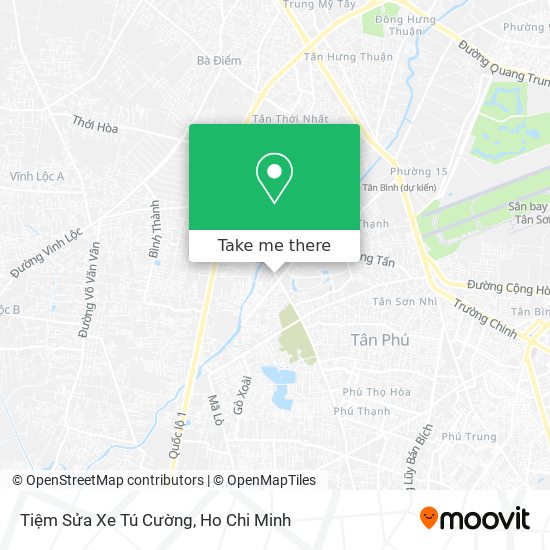 Tiệm Sửa Xe Tú Cường map