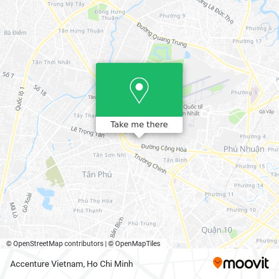Accenture Vietnam map