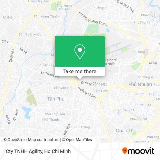 Cty TNHH Agility map