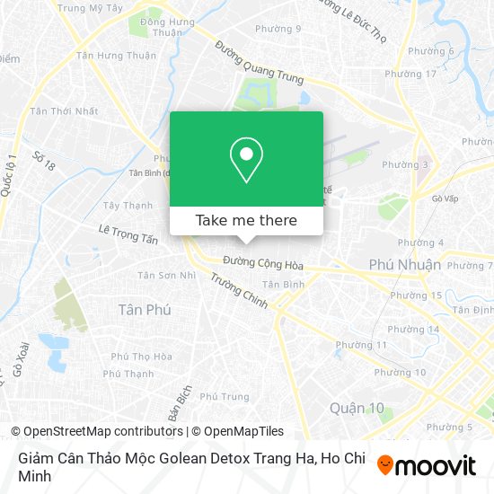 Giảm Cân Thảo Mộc Golean Detox Trang Ha map