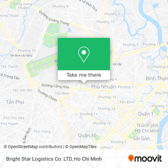 Bright Star Logistics Co. LTD map