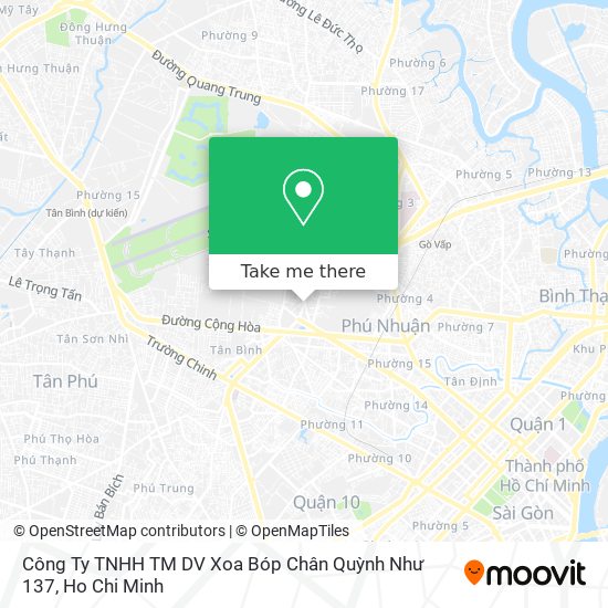 Công Ty TNHH TM DV Xoa Bóp Chân Quỳnh Như 137 map