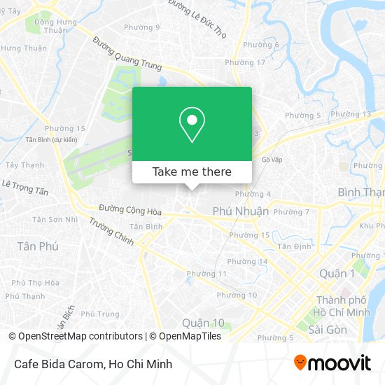Cafe Bida Carom map