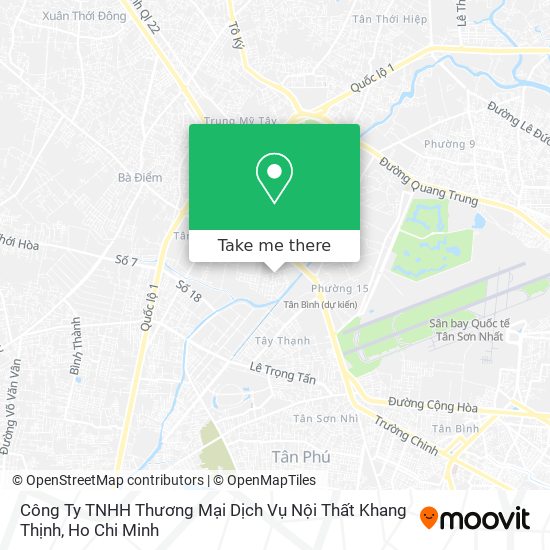 Công Ty TNHH Thương Mại Dịch Vụ Nội Thất Khang Thịnh map