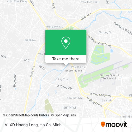 VLXD Hoàng Long map