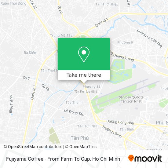 Fujiyama Coffee - From Farm To Cup map