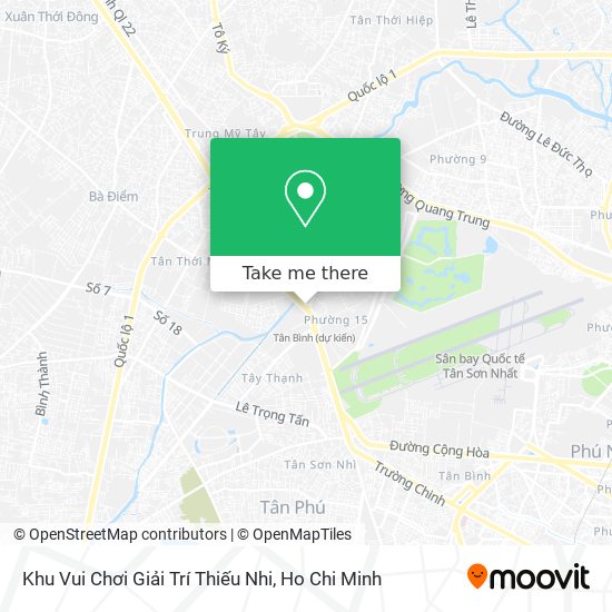 Khu Vui Chơi Giải Trí Thiếu Nhi map