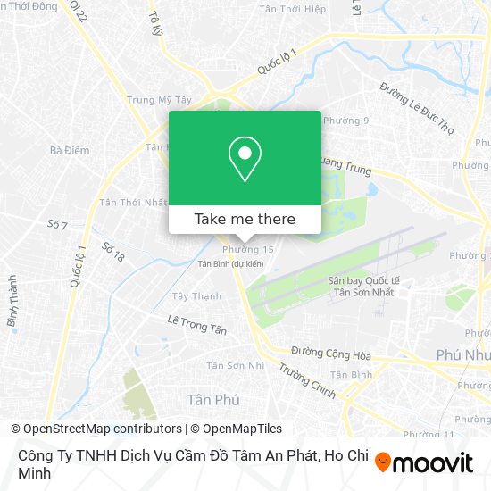 Công Ty TNHH Dịch Vụ Cầm Đồ Tâm An Phát map