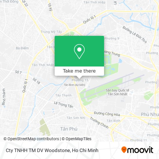 Cty TNHH TM DV Woodstone map