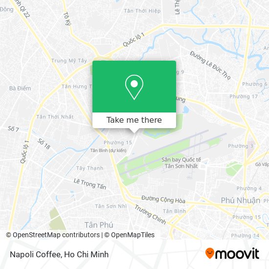 Napoli Coffee map