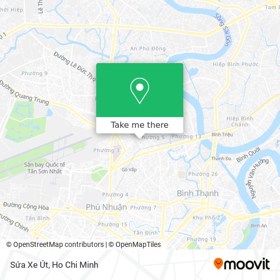 Sửa Xe Út map