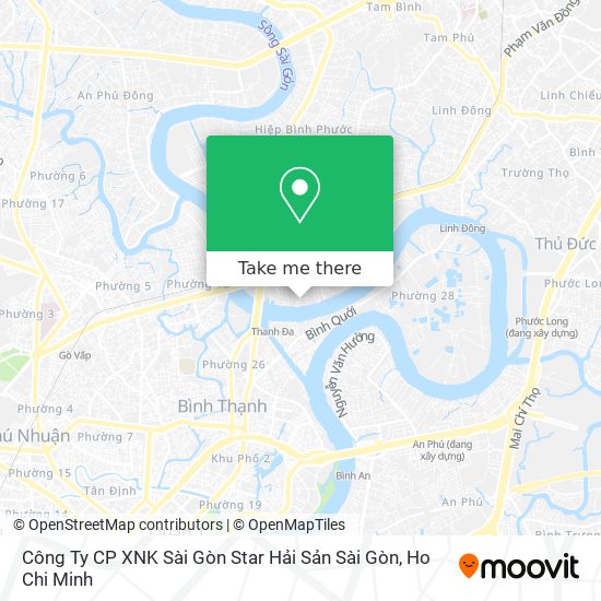 Công Ty CP XNK Sài Gòn Star Hải Sản Sài Gòn map