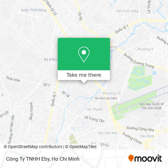 Công Ty TNHH Eby map