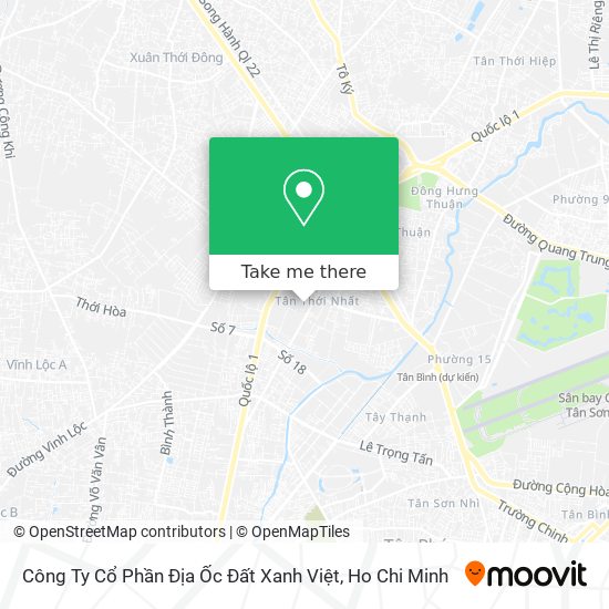 Công Ty Cổ Phần Địa Ốc Đất Xanh Việt map