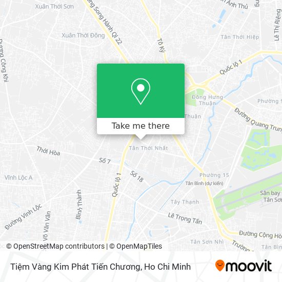 Tiệm Vàng Kim Phát Tiến Chương map