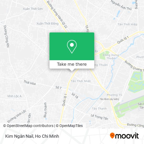 Kim Ngân Nail map