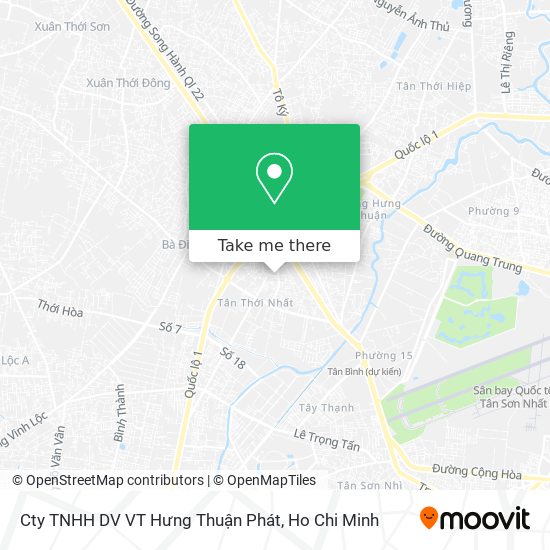 Cty TNHH DV VT Hưng Thuận Phát map