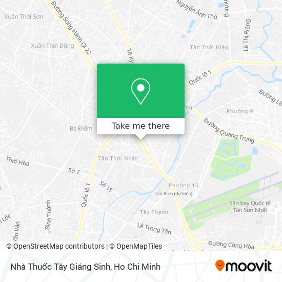 Nhà Thuốc Tây Giáng Sinh map