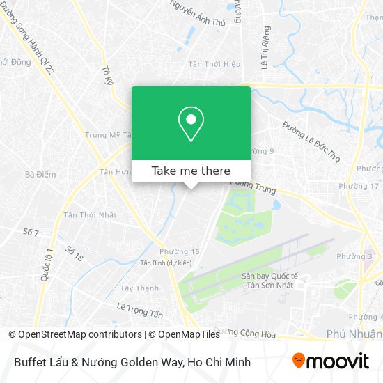 Buffet Lẩu & Nướng Golden Way map