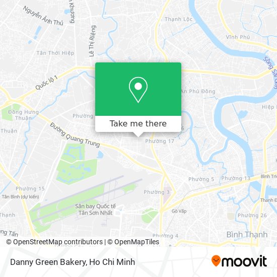 Danny Green Bakery map