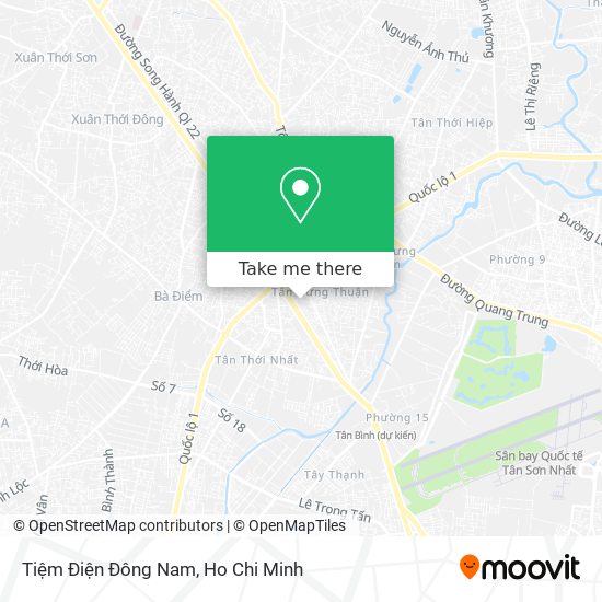 Tiệm Điện Đông Nam map