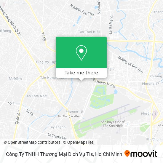 Công Ty TNHH Thương Mại Dịch Vụ Tis map